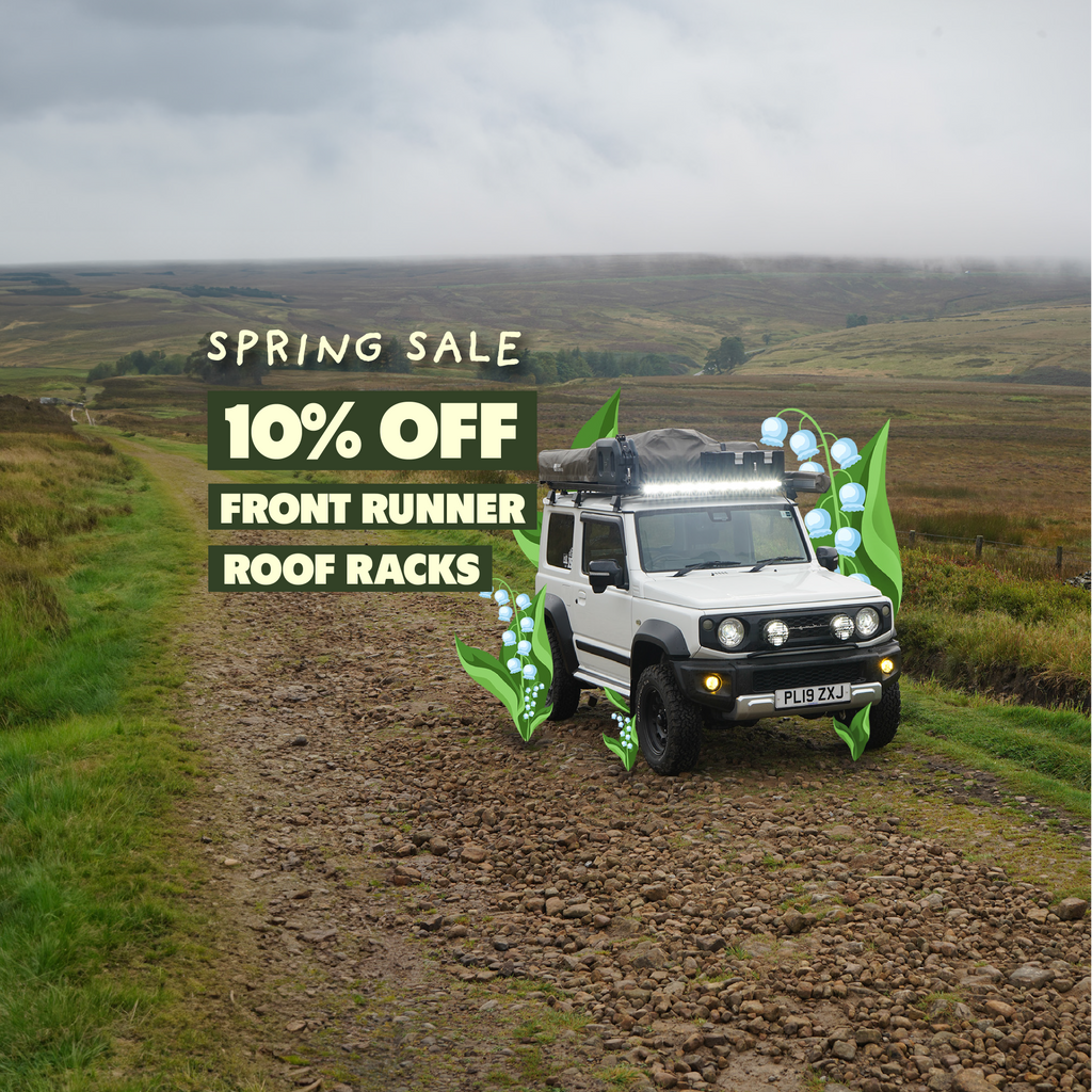 STREET TRACK LIFE JIMNYSTYLE JIMNY VAN TRANSPORTER PICK UP HILUX ACCESSORIES SPRING SALE 10% OFF FRONT RUNNER ROOF RACKS
