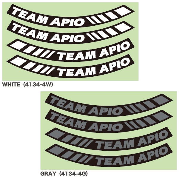 APIO WILDBOAR X 'TEAM APIO' Wheel Sticker